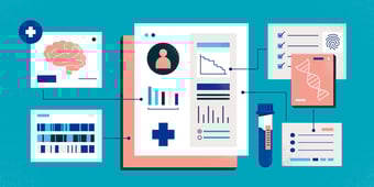 precision health illustration showing the connection between aspects of health