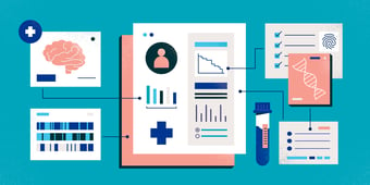 precision health illustration showing the connection between aspects of health